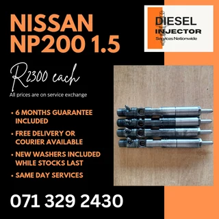 Nissan Np200 1.5 Diesel Injectors For Sale With Warranty