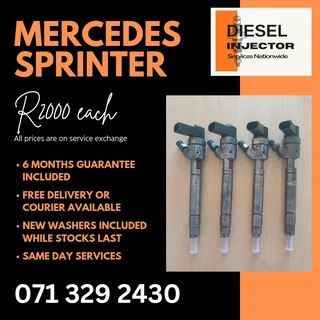 Mercedes Benz Sprinter Injectors For Sale With Warranty