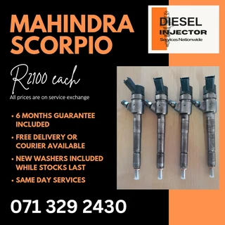 Mahindra Scorpio Injectors For Sale With Warranty