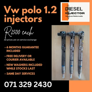 Vw Polo 1.2 Diesel Injectors For Sale With Warranty