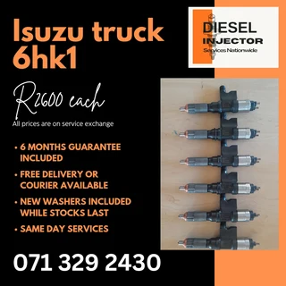 Isuzu Truck 6hk1 Injectors For Sale With Warranty