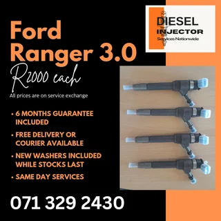 Ford Ranger 3.0 Injectors For Sale With Warranty