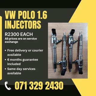 Vw Polo 1.6 Diesel Injectors For Sale With Warranty