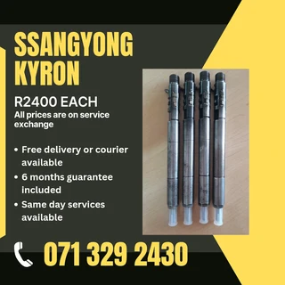 Ssangyong Kyron Injectors For Sale With Warranty