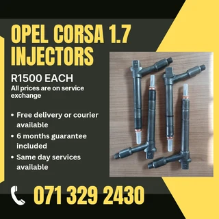 Opel Corsa 1.7 Injectors For Sale With Warranty