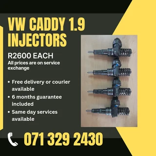 Vw Caddy 1.9 Injectors For Sale With Warranty