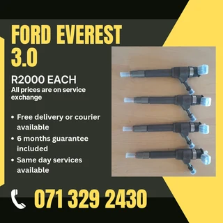 Ford Everest 3.0 Diesel Injectors For Sale With Warranty