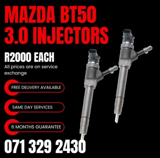Mazda Bt50 3.0 Injectors Fpr Sale With Warranty