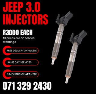 Jeep 3.0 Injectors For Sale With Warranty