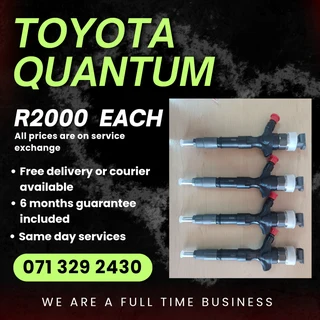 Toyota Quantum Diesel Injectirs For Sale With Warranty