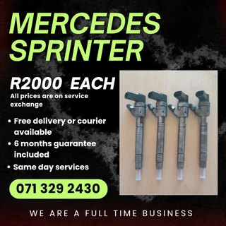 Mercedes Benz Sprinter Injectors For Sale With Warranty