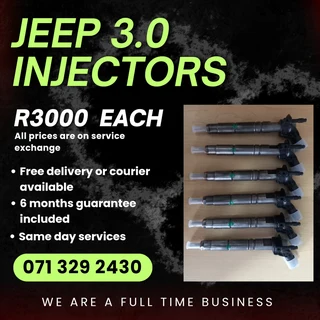 Jeep 3.0 Diesel Injectors For Sale With Warranty