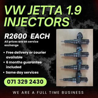 Vw Jetta 1.9 Diesel Injectors For Sale With Warranty