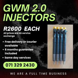Gwm 2.0 Injectors For Sale With Warranty
