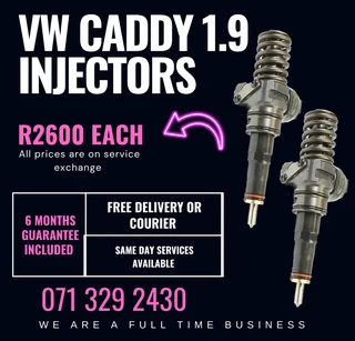Vw Caddy 1.9 Diesel Injectors For Sale With Warranty