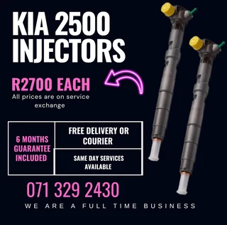 Kia 2500 Injectors For Sale With Warranty