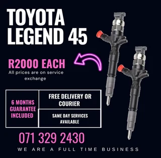 Toyota Legend 45 Injectors For Sale With Warranty