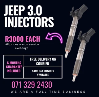 Jeep Cherokee 3.0 Injectors For Sale With Warranty