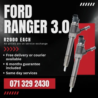 Ford Ranger 3.0 Injectors For Sale With Warranty
