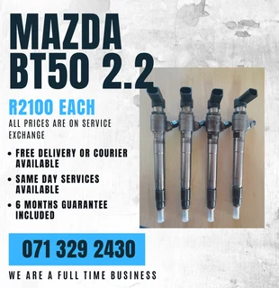 Mazda Bt50 2.2 Injectors For Sale With Warranty