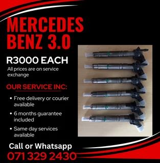 Mercedes Benz 3.0 Injectors For Sale With Warranty