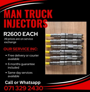 Man Truck Injectors For Sale With Warranty