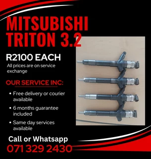 Mitshibishi Triton 3.2 Injectors For Sale With Warranty
