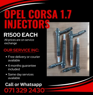 Opel Corsa 1.7 Injectors For Sale With Warranty
