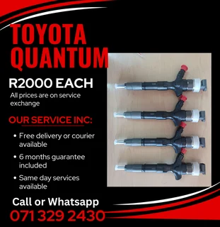 Toyota Quantum Diesel Injectors For Sale With Warranty