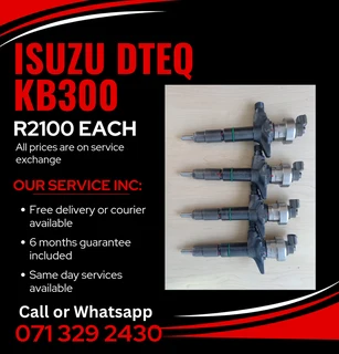 Isuzu Dteq Kb300 Diesel Injectors For Sale With Warranty