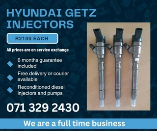 Hyundai Getz Diesel Injectors For Sale With Wrranty