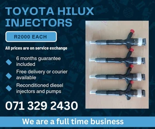 Toyota Hilux Injectors For Sale With Warranty