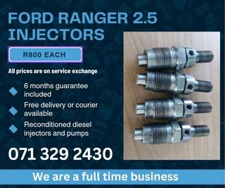Ford Ranger 2.5 Injectors For Sale With Warranty