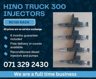 Hino 300 Truck Injectors For Sale With Warranty
