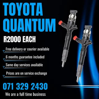 Toyota Quantum Injectors For Sale With Warranty