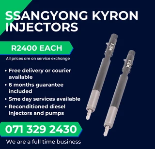 Ssangyong Kyron Diesel Injectors For Sale With Warranty