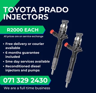 Toyota Prado Injectors For Sale With Warranty