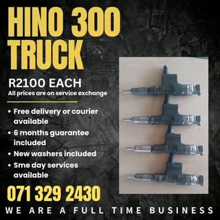 Hino Truck 300 Diesel Injectors For Sale With Warranty