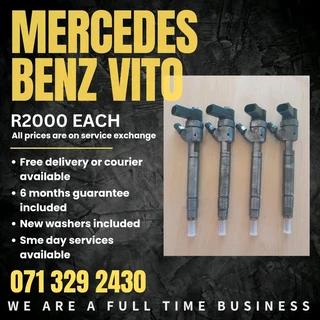 Mercedes Benz Vito Diesel Injectors For Sale With Warranty