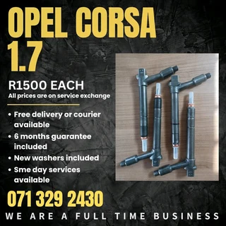 Opel Corsa 1.7 Diesel Injectors For Sale With Warranty