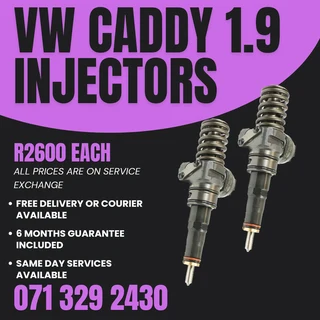 Vw Caddy 1.9 Injectors For Sale With Warranty