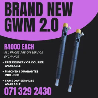 Brand New Gwm 2.0 Injectors For Sale With Warranty