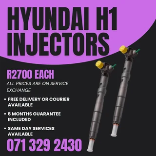 Hyundai H1 Injectors For Sale With Waranty