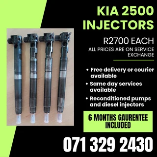 Kia 2500 Diesel Injectors For Sale With Warranty