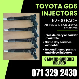 Toyota Gd6 Injectors For Sale With Warranty