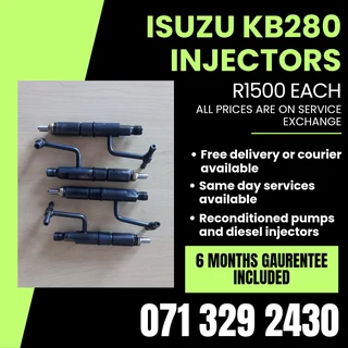 Isuzu Kb280 Injectors For Sale With Warranty