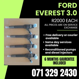 Ford Everest 3.0 Injectors For Sale With Warranty
