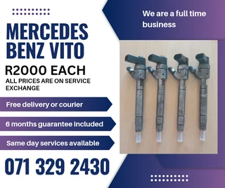 Mercedes Benz Vito Diesel Injectors For Sale With Warranty