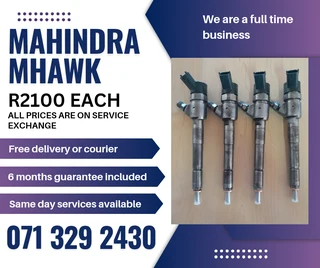 Mahindra Mhawk Injectors For Sale With Warranty