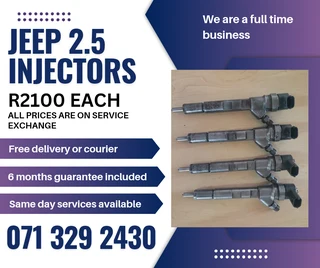 Jeep Cherokee 2.5 Injectors For Sale With Warranty